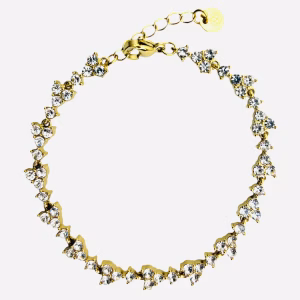 Diamanten Bloem armband