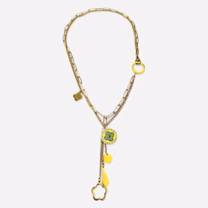 Gelaagde ketting Klavertje 4