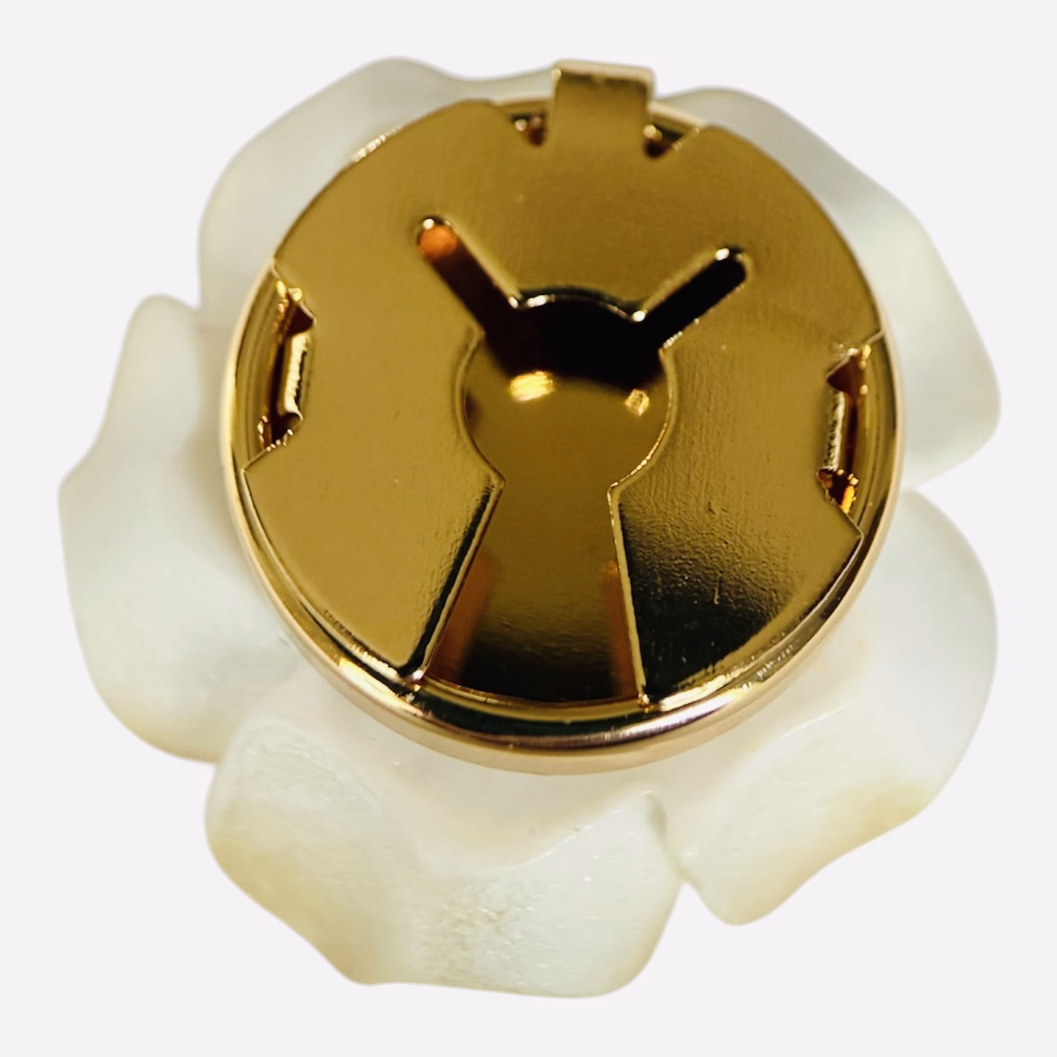 Decoratieve knoopbroche met roos - Afbeelding 2