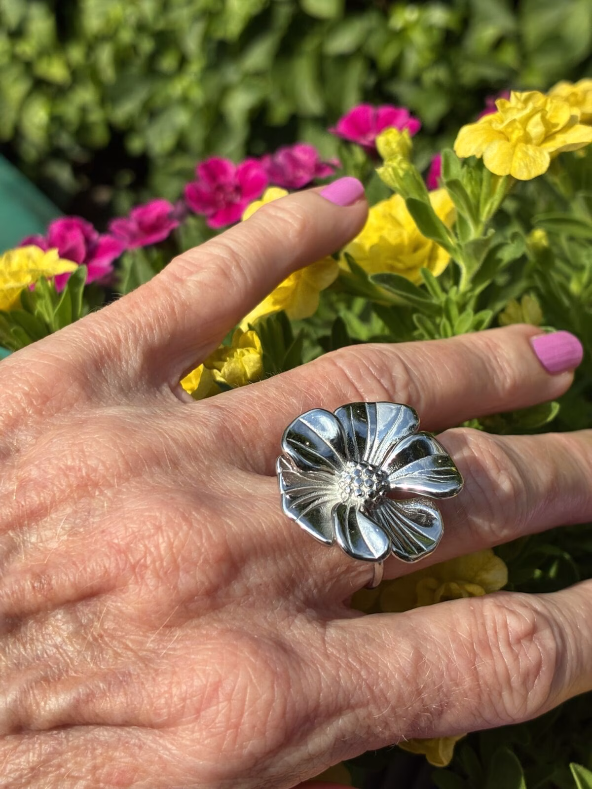 Bloemdesign Ring - Afbeelding 5