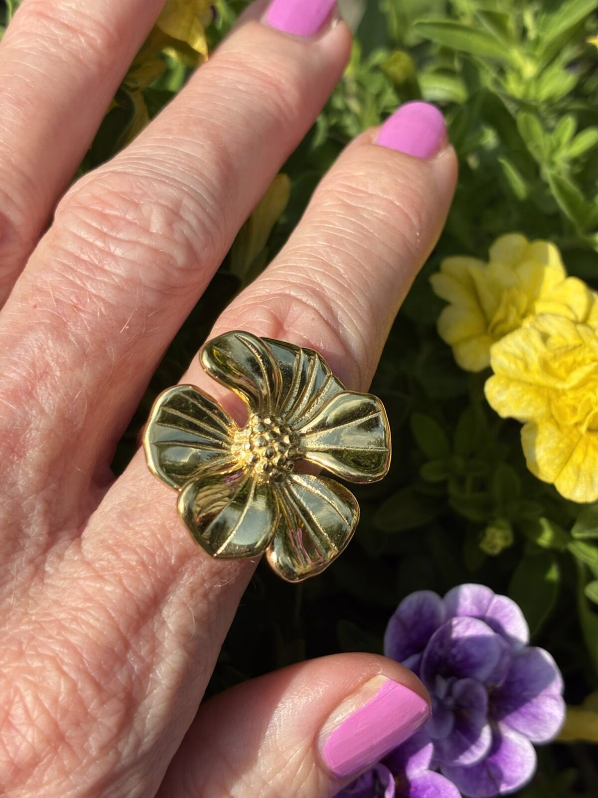 Bloemdesign Ring - Afbeelding 3