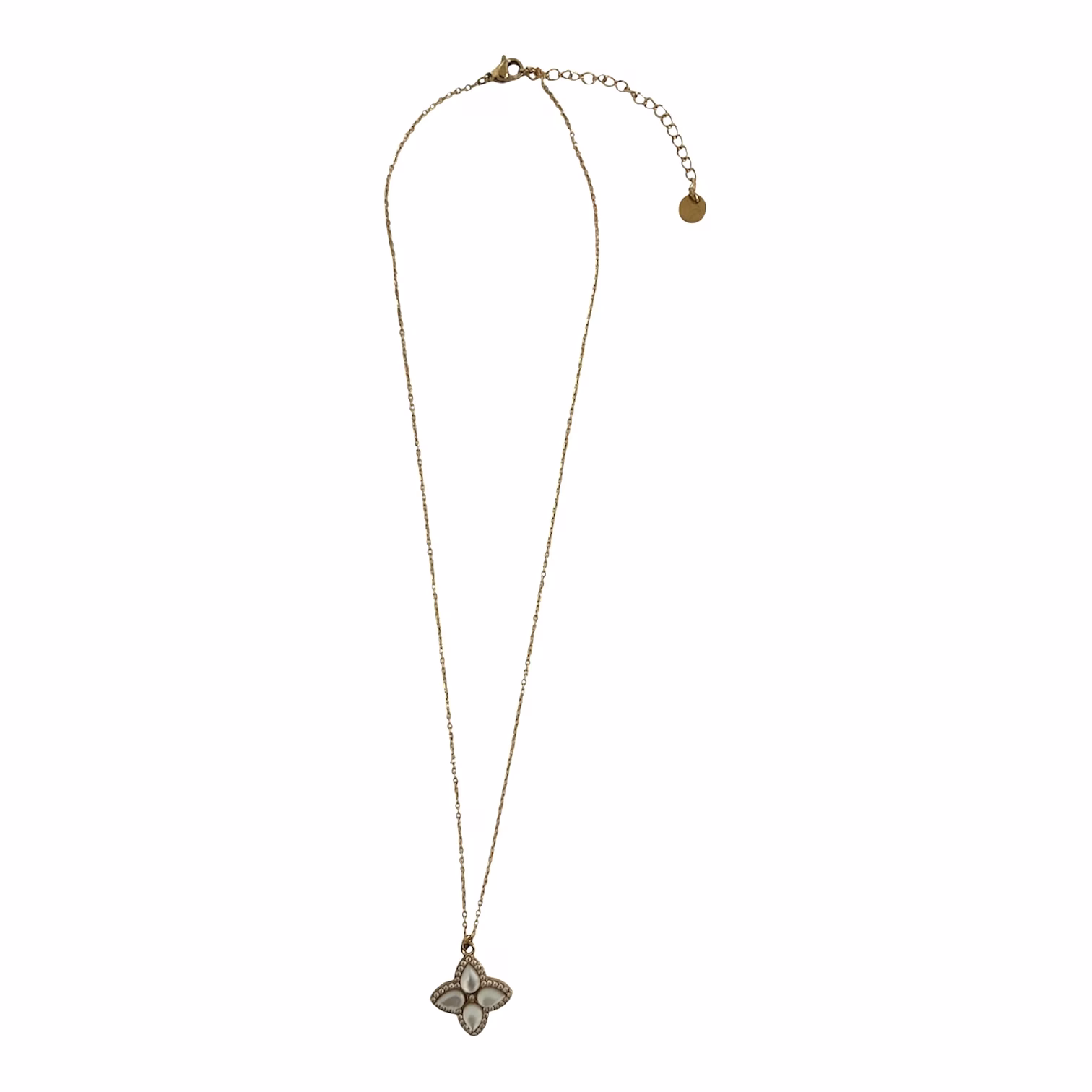 Diamanten Geluksbloem Ketting