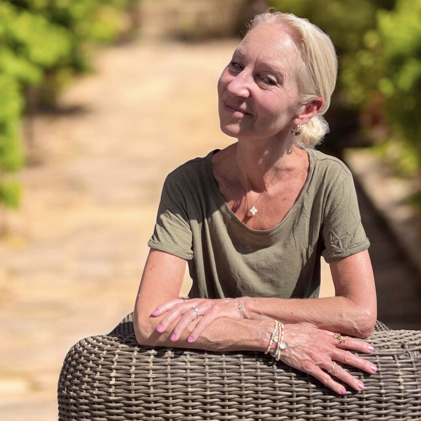 Kralen armbandjes set met bloem - Afbeelding 3