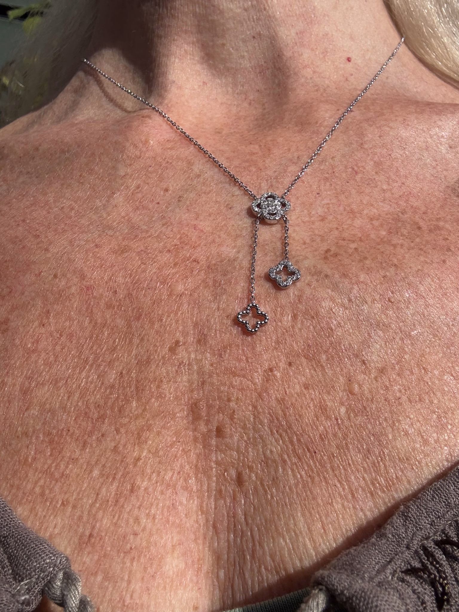 Perfect Diamond Lucky Flower Ketting - Afbeelding 3