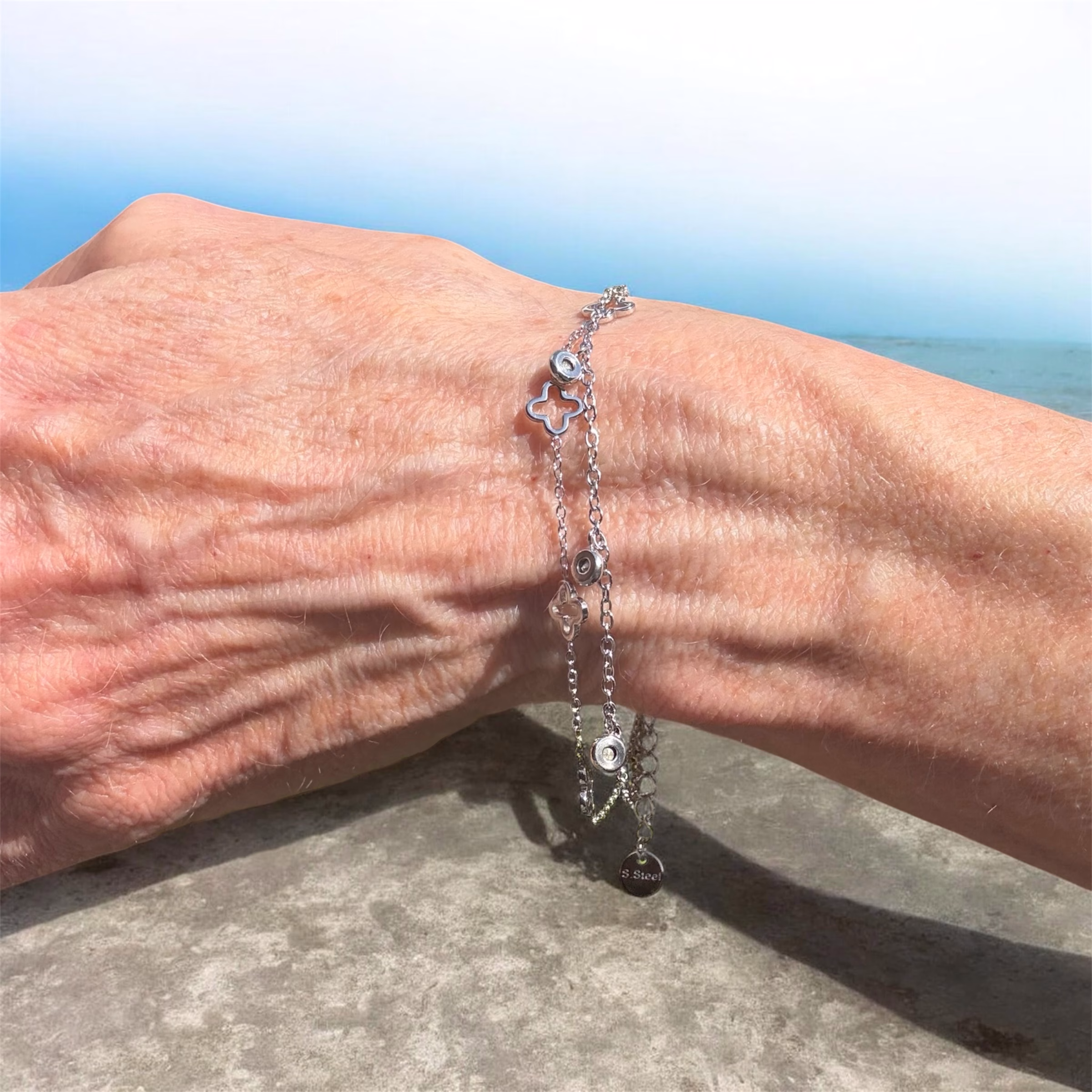 Lucky Charm Layered Armband - Afbeelding 5