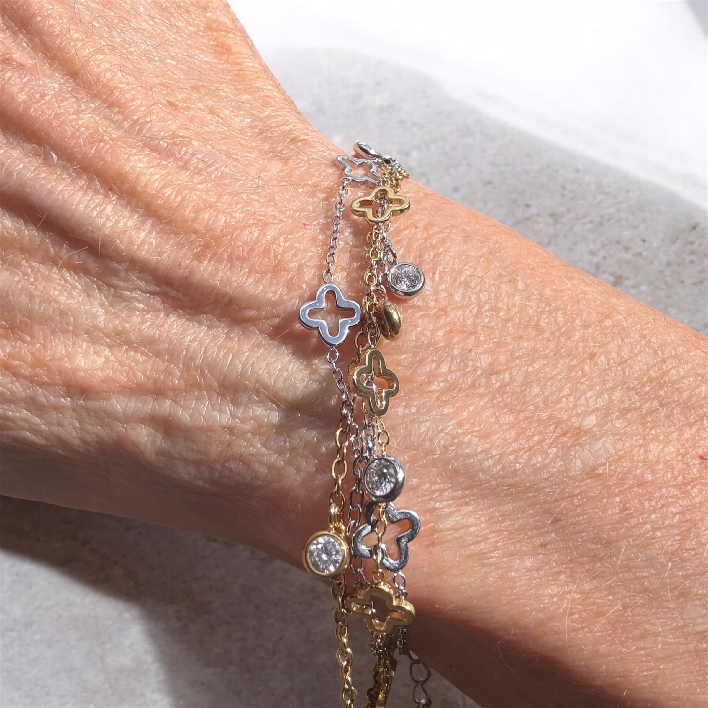 Lucky Charm Layered Armband - Afbeelding 3