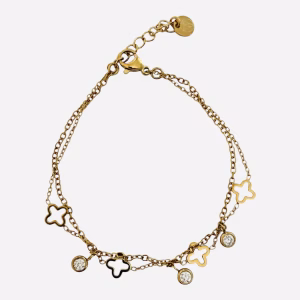 Lucky Charm Layered Armband
