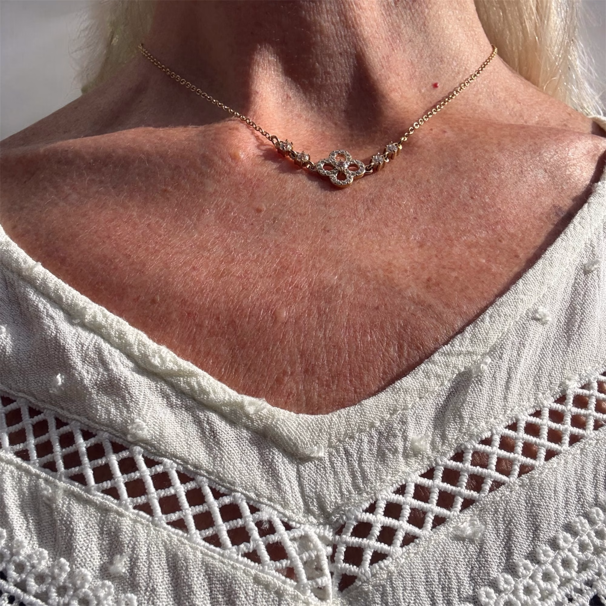 Clover Sparkle Ketting - Afbeelding 3