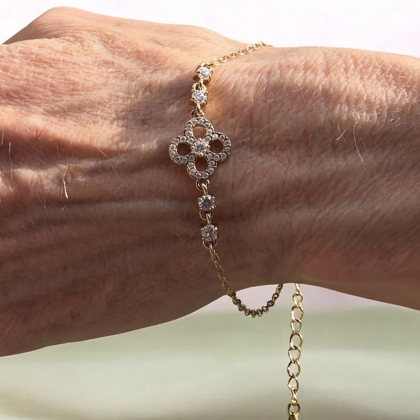 Clover Sparkle Armband - Afbeelding 2
